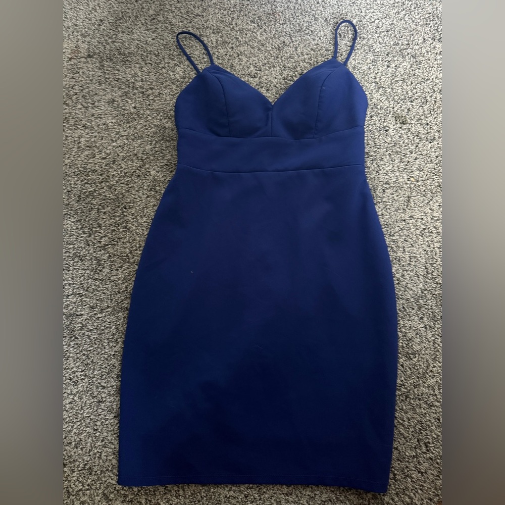 Elegant Blue Women's Dress